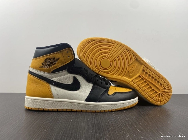 Cheap Air Yellow High 1 Toe OG Jordan 555088-711 0704